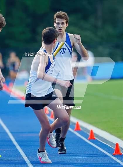 Thumbnail 2 in GIAA 3A Finals (800 Meters Relay Heat 2) photogallery.