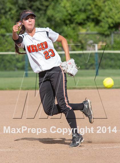 Thumbnail 2 in Merced vs. Rocklin (CIF SJS D1 Playoff) photogallery.