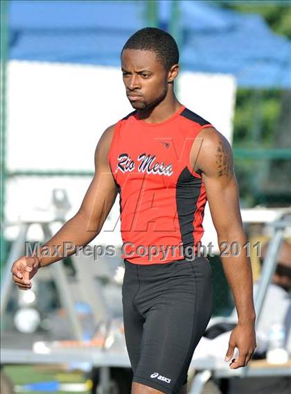 Thumbnail 2 in CIF SS Masters Track & Field Championships (Boys 4x100  Relay) photogallery.