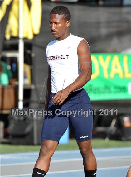 Thumbnail 3 in CIF SS Masters Track & Field Championships (Boys 4x100  Relay) photogallery.