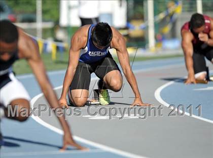 Thumbnail 2 in CIF SS Masters Track & Field Championships (Boys 4x100  Relay) photogallery.