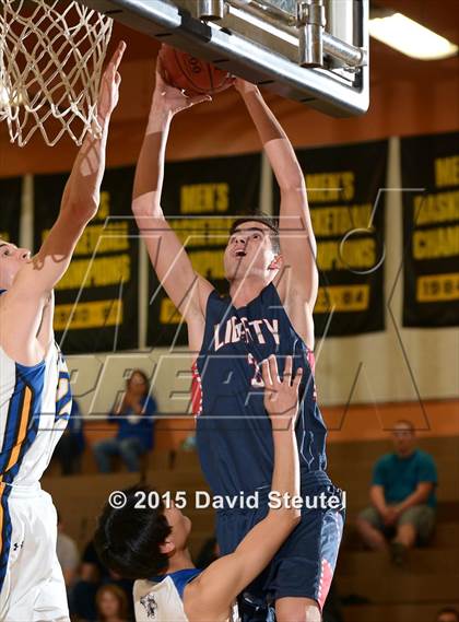 Thumbnail 3 in Liberty Christian vs. Paradise Adventist Academy (CIF NS D6 Final) photogallery.