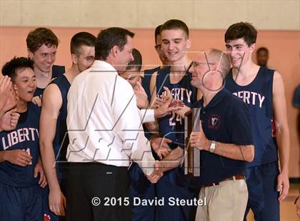 Thumbnail 3 in Liberty Christian vs. Paradise Adventist Academy (CIF NS D6 Final) photogallery.
