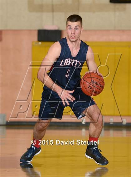 Thumbnail 3 in Liberty Christian vs. Paradise Adventist Academy (CIF NS D6 Final) photogallery.