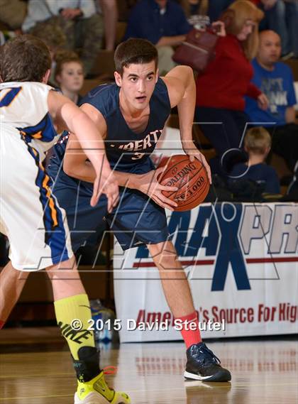 Thumbnail 2 in Liberty Christian vs. Paradise Adventist Academy (CIF NS D6 Final) photogallery.