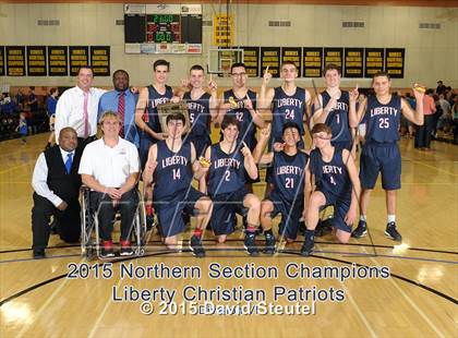 Thumbnail 3 in Liberty Christian vs. Paradise Adventist Academy (CIF NS D6 Final) photogallery.