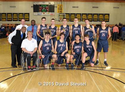 Thumbnail 3 in Liberty Christian vs. Paradise Adventist Academy (CIF NS D6 Final) photogallery.