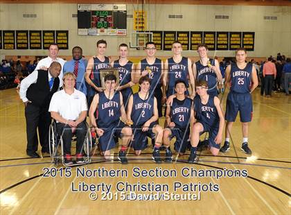 Thumbnail 1 in Liberty Christian vs. Paradise Adventist Academy (CIF NS D6 Final) photogallery.