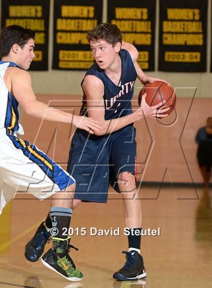 Thumbnail 2 in Liberty Christian vs. Paradise Adventist Academy (CIF NS D6 Final) photogallery.