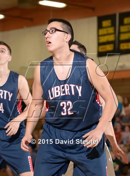 Thumbnail 3 in Liberty Christian vs. Paradise Adventist Academy (CIF NS D6 Final) photogallery.