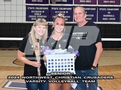 Thumbnail 2 in Payson @ Northwest Christian (Senior Night) photogallery.