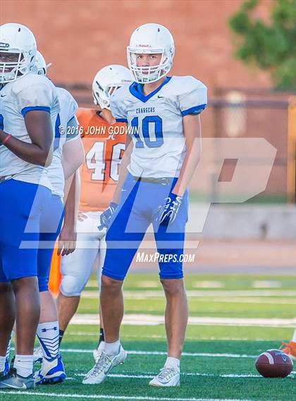 Thumbnail 2 in Alvin JV Orange vs Clear Springs JV A photogallery.