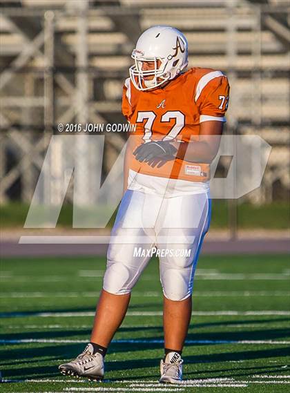 Thumbnail 2 in Alvin JV Orange vs Clear Springs JV A photogallery.