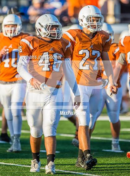 Thumbnail 3 in Alvin JV Orange vs Clear Springs JV A photogallery.