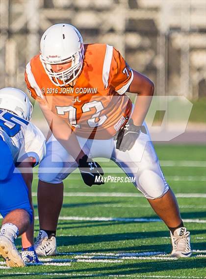 Thumbnail 3 in Alvin JV Orange vs Clear Springs JV A photogallery.