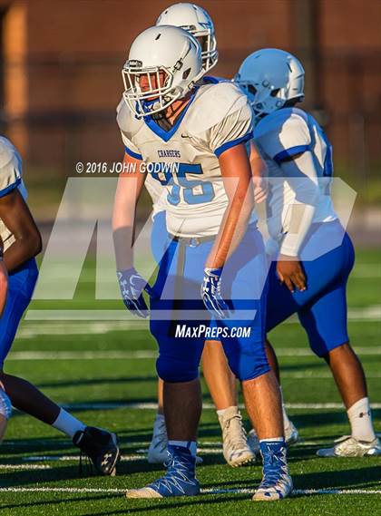 Thumbnail 3 in Alvin JV Orange vs Clear Springs JV A photogallery.