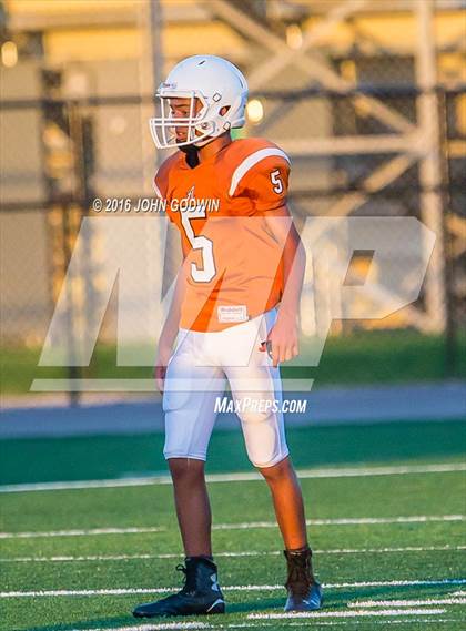 Thumbnail 2 in Alvin JV Orange vs Clear Springs JV A photogallery.