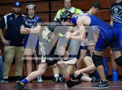 Thumbnail 1 in Paul VI vs Swansboro (Blood Pernu Memorial Duals) photogallery.