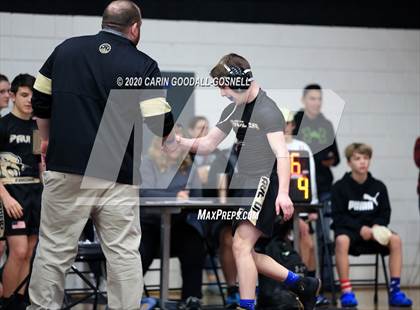 Thumbnail 2 in Paul VI vs Swansboro (Blood Pernu Memorial Duals) photogallery.