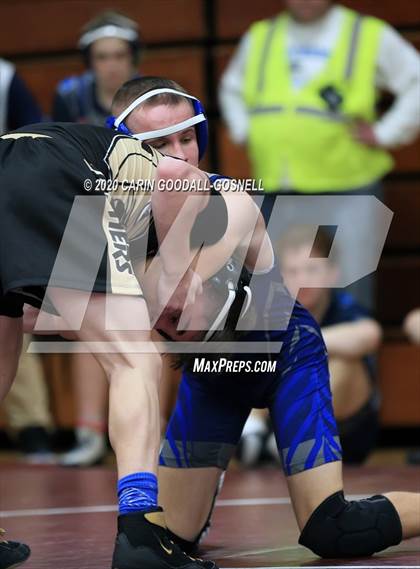 Thumbnail 3 in Paul VI vs Swansboro (Blood Pernu Memorial Duals) photogallery.