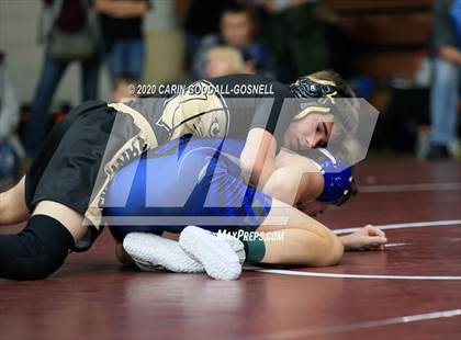 Thumbnail 1 in Paul VI vs Swansboro (Blood Pernu Memorial Duals) photogallery.