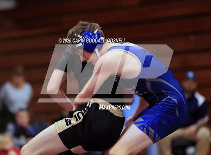 Thumbnail 2 in Paul VI vs Swansboro (Blood Pernu Memorial Duals) photogallery.