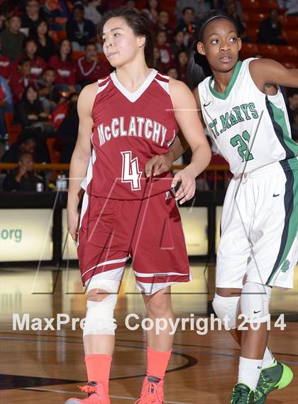 Thumbnail 2 in St. Mary's vs. McClatchy (CIF SJS D1 Playoffs) photogallery.