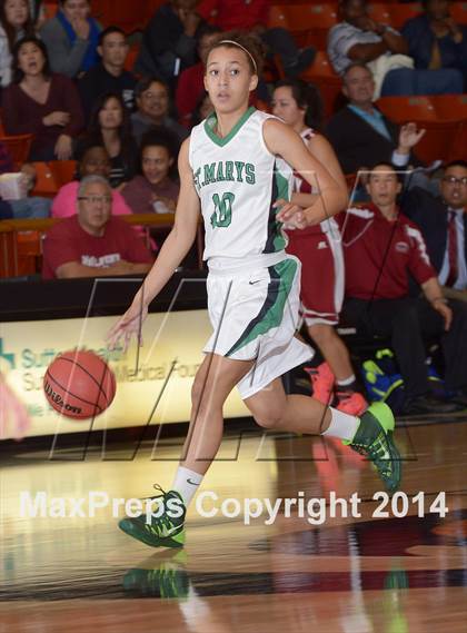 Thumbnail 3 in St. Mary's vs. McClatchy (CIF SJS D1 Playoffs) photogallery.