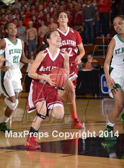 Thumbnail 2 in St. Mary's vs. McClatchy (CIF SJS D1 Playoffs) photogallery.