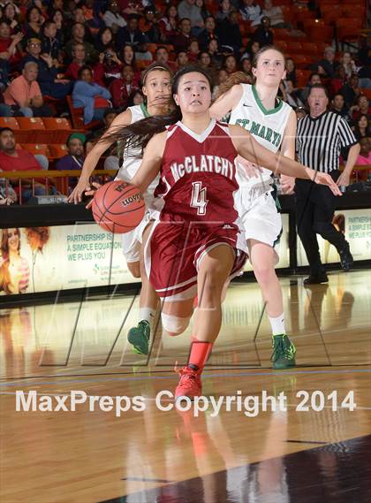 Thumbnail 3 in St. Mary's vs. McClatchy (CIF SJS D1 Playoffs) photogallery.