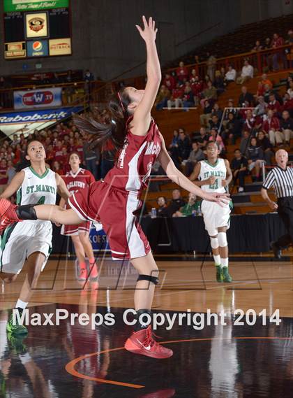 Thumbnail 3 in St. Mary's vs. McClatchy (CIF SJS D1 Playoffs) photogallery.
