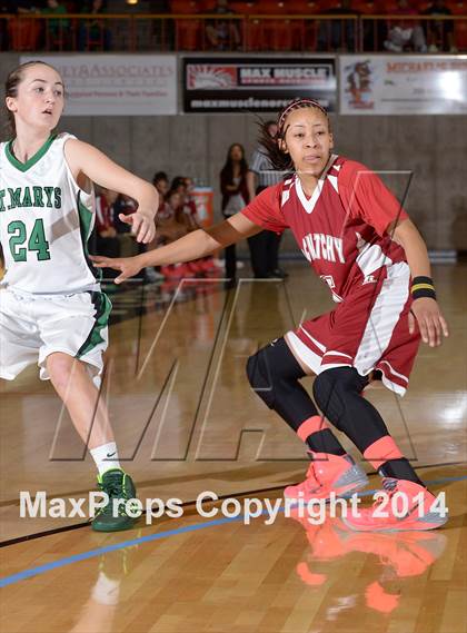 Thumbnail 2 in St. Mary's vs. McClatchy (CIF SJS D1 Playoffs) photogallery.