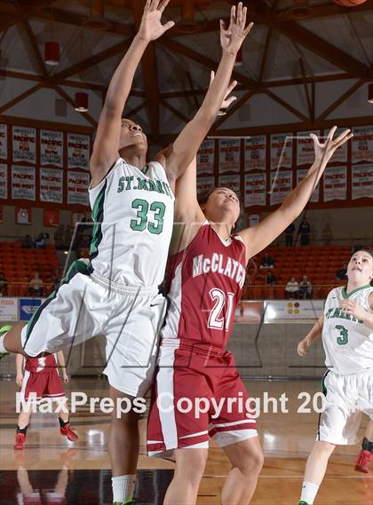 Thumbnail 1 in St. Mary's vs. McClatchy (CIF SJS D1 Playoffs) photogallery.