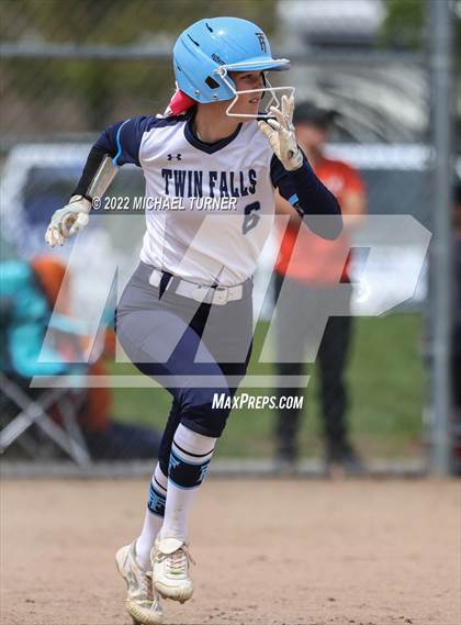 Thumbnail 3 in Jerome vs Twin Falls (IHSAA 4A State Tournament) photogallery.