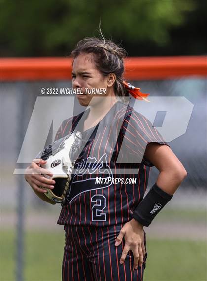 Thumbnail 3 in Jerome vs Twin Falls (IHSAA 4A State Tournament) photogallery.