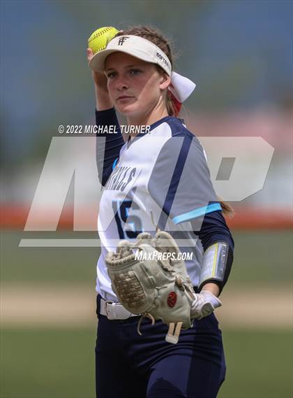 Thumbnail 3 in Jerome vs Twin Falls (IHSAA 4A State Tournament) photogallery.