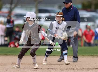 Thumbnail 2 in Jerome vs Twin Falls (IHSAA 4A State Tournament) photogallery.