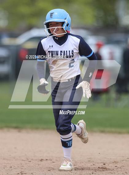 Thumbnail 3 in Jerome vs Twin Falls (IHSAA 4A State Tournament) photogallery.