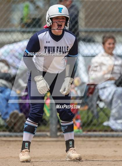 Thumbnail 1 in Jerome vs Twin Falls (IHSAA 4A State Tournament) photogallery.