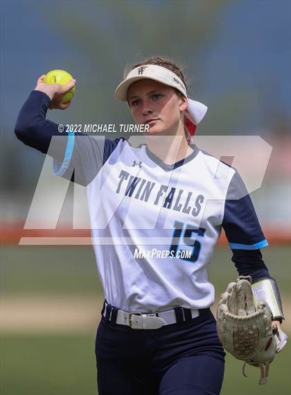 Thumbnail 1 in Jerome vs Twin Falls (IHSAA 4A State Tournament) photogallery.