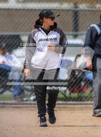 Thumbnail 2 in Jerome vs Twin Falls (IHSAA 4A State Tournament) photogallery.