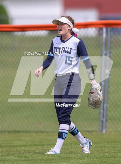 Thumbnail 3 in Jerome vs Twin Falls (IHSAA 4A State Tournament) photogallery.