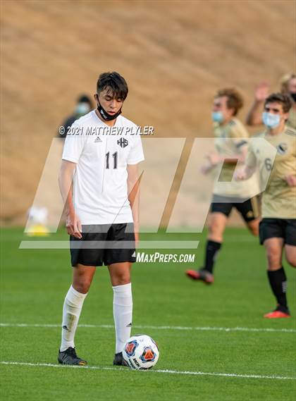 Thumbnail 3 in Croatan vs Hibriten (1 of 2 - NCHSAA 2A Final - the Game) photogallery.