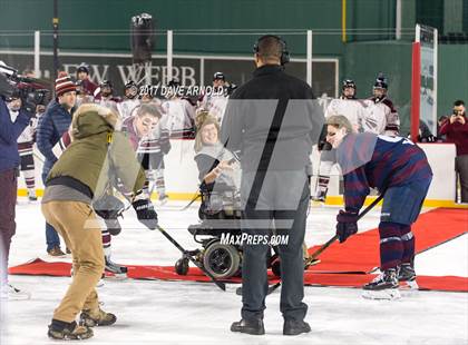 Thumbnail 2 in Tabor Academy vs Belmont Hill (Frozen Fenway) photogallery.