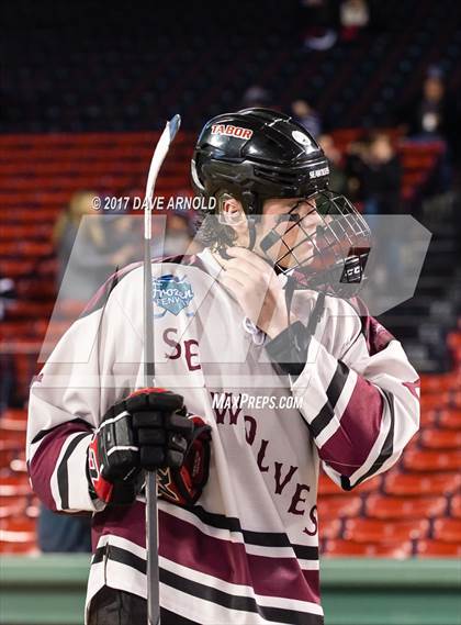 Thumbnail 3 in Tabor Academy vs Belmont Hill (Frozen Fenway) photogallery.