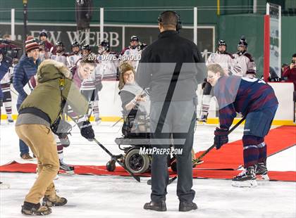 Thumbnail 1 in Tabor Academy vs Belmont Hill (Frozen Fenway) photogallery.