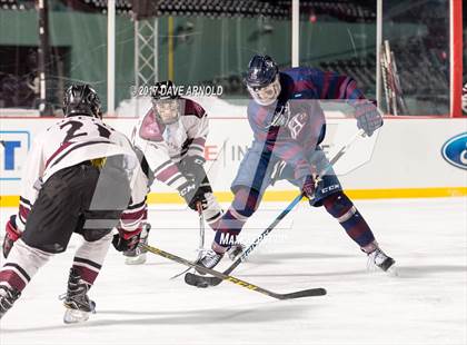 Thumbnail 3 in Tabor Academy vs Belmont Hill (Frozen Fenway) photogallery.