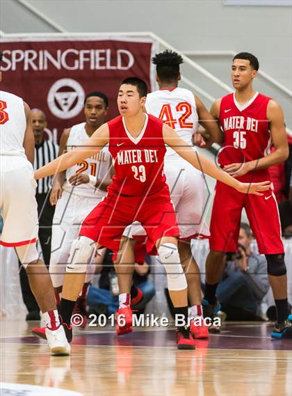 Thumbnail 1 in Mater Dei vs. Oak Hill Academy (Spalding Hoophall Classic) photogallery.