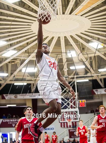 Thumbnail 2 in Mater Dei vs. Oak Hill Academy (Spalding Hoophall Classic) photogallery.