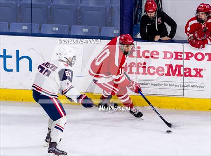 Thumbnail 1 in St. John's vs Central Catholic (MIAA Division 1A) photogallery.